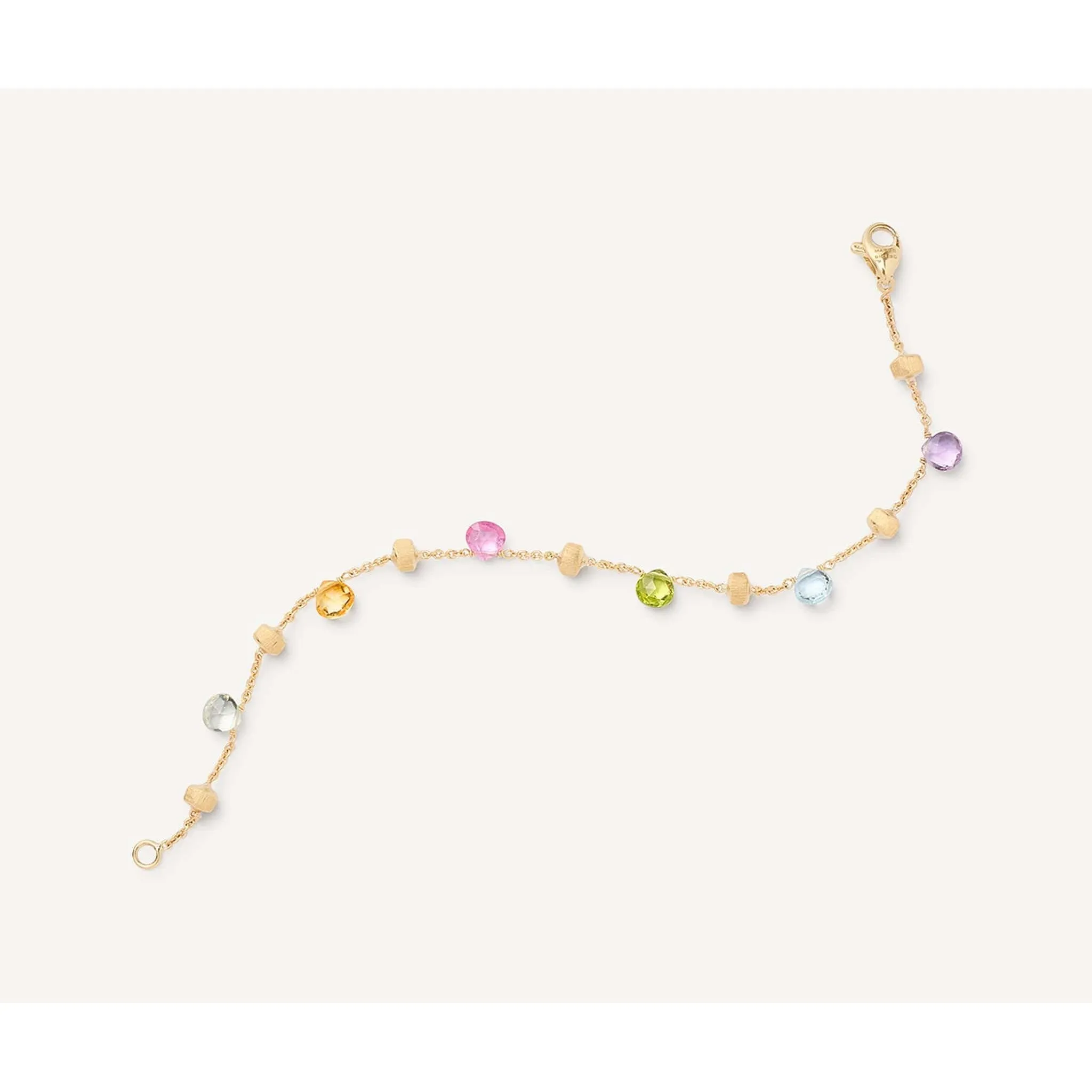 18K Paradise Single-Strand Gemstone Bracelet Bracelet - BB765 MIX01 Y