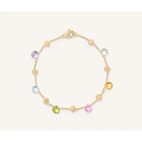 18K Paradise Single-Strand Gemstone Bracelet Bracelet - BB765 MIX01 Y