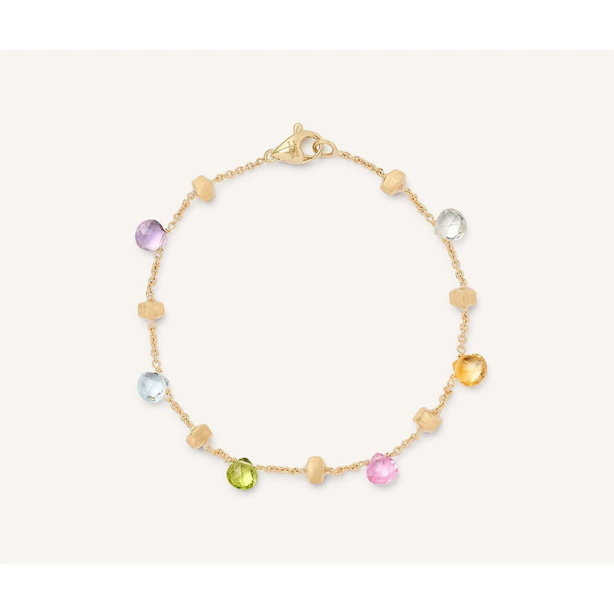 18K Paradise Single-Strand Gemstone Bracelet Bracelet - BB765 MIX01 Y
