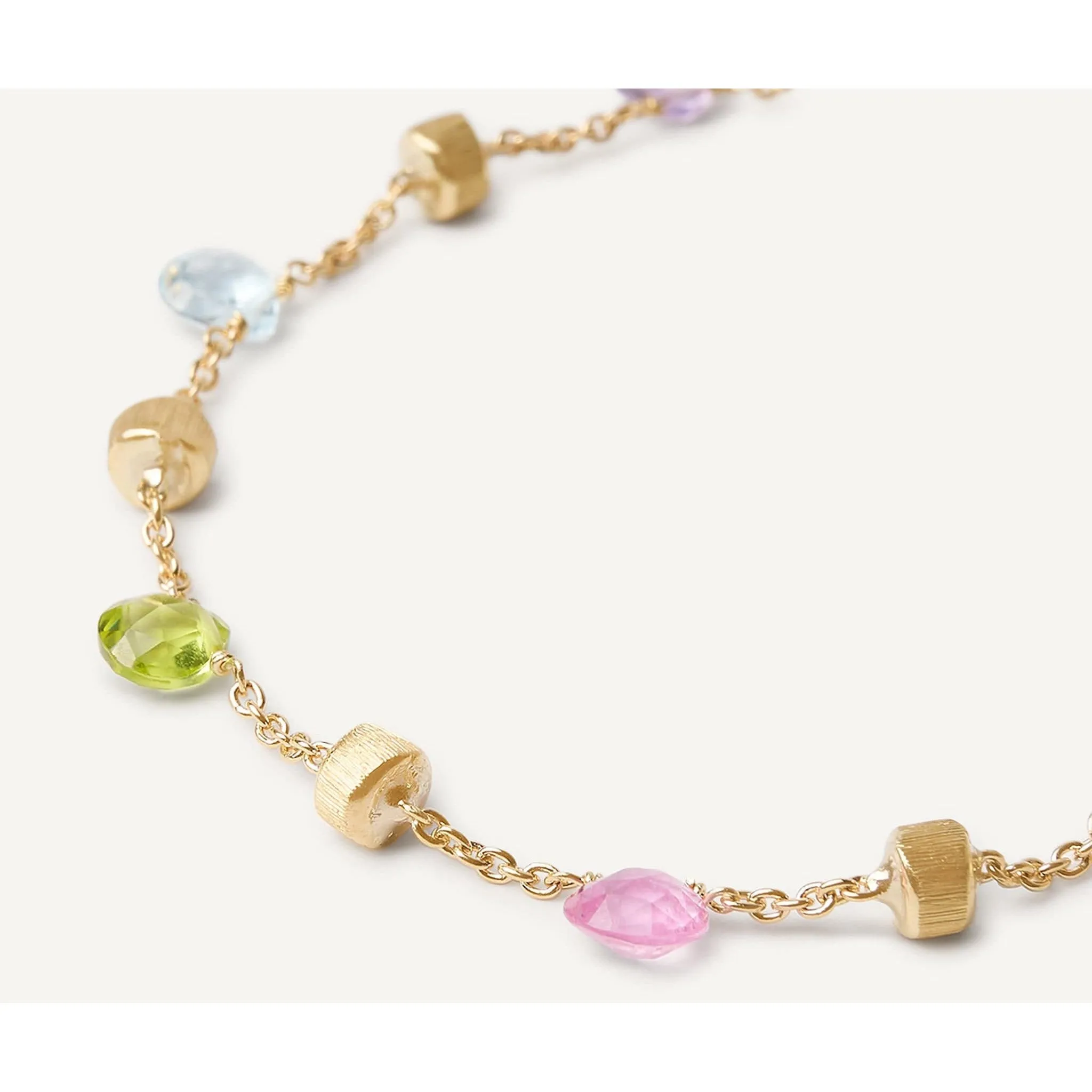 18K Paradise Single-Strand Gemstone Bracelet Bracelet - BB765 MIX01 Y