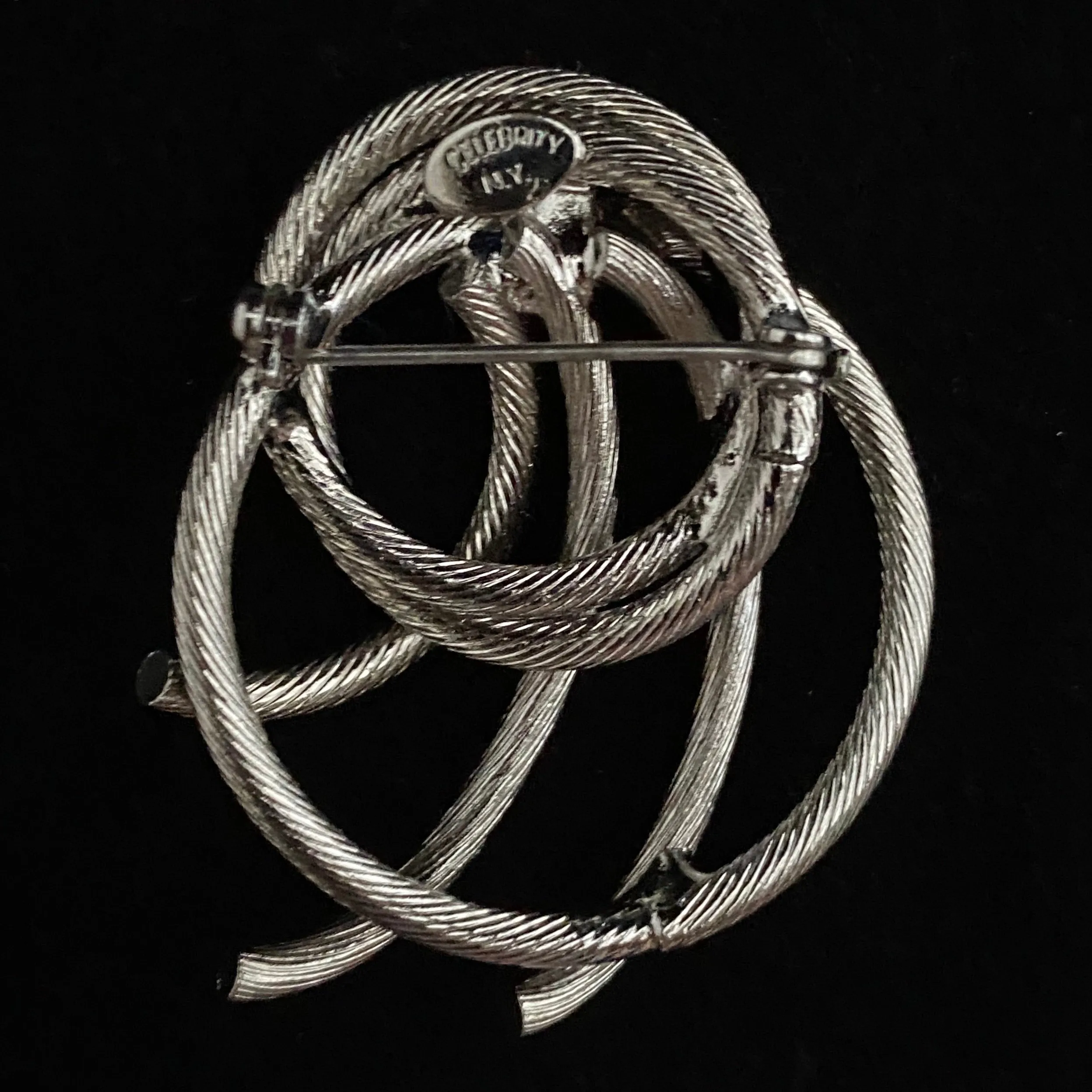 1960s Celebrity Circular Abstract Brooch