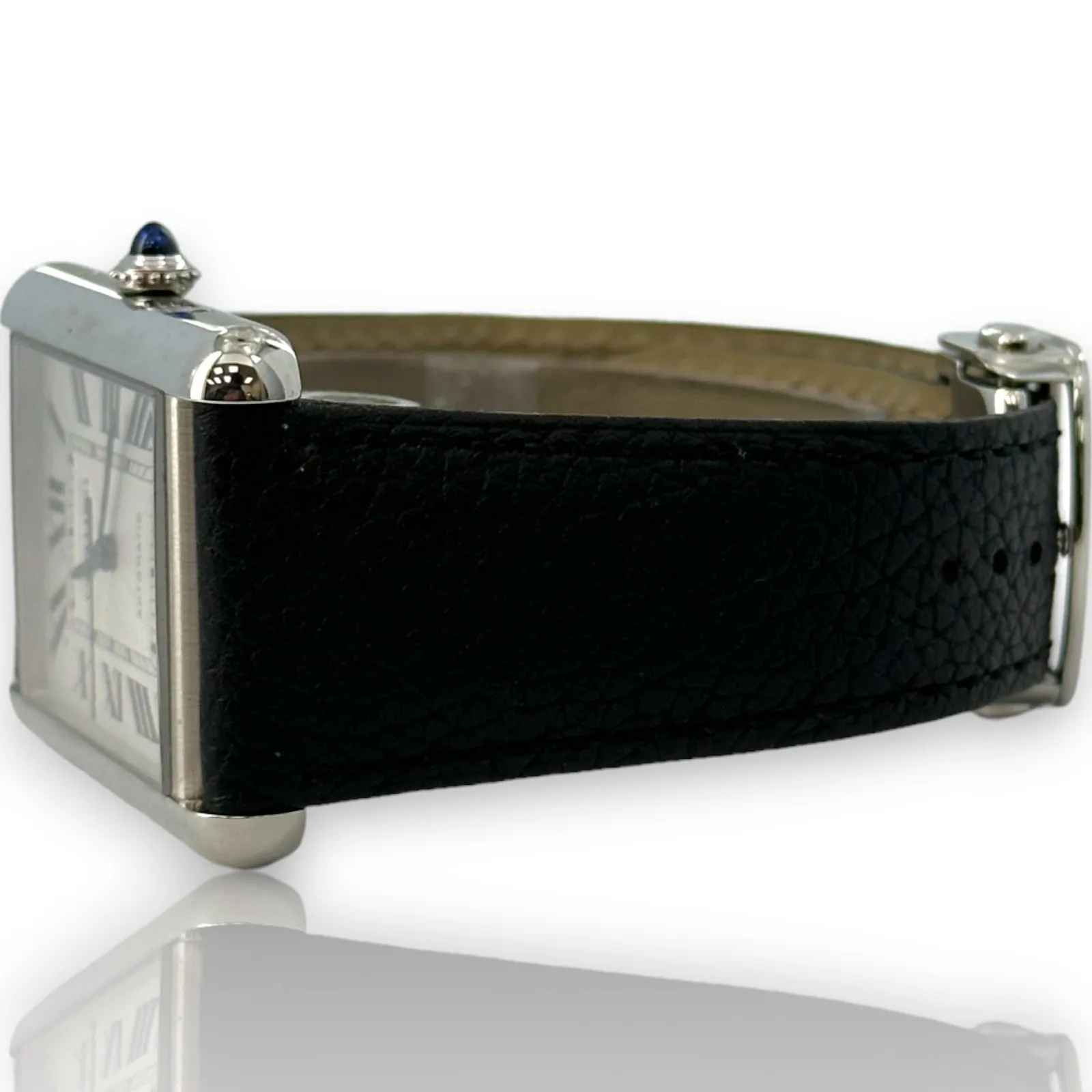 2022 Cartier Tank Must XL 4324 31mm Steel Watch Box & Papers