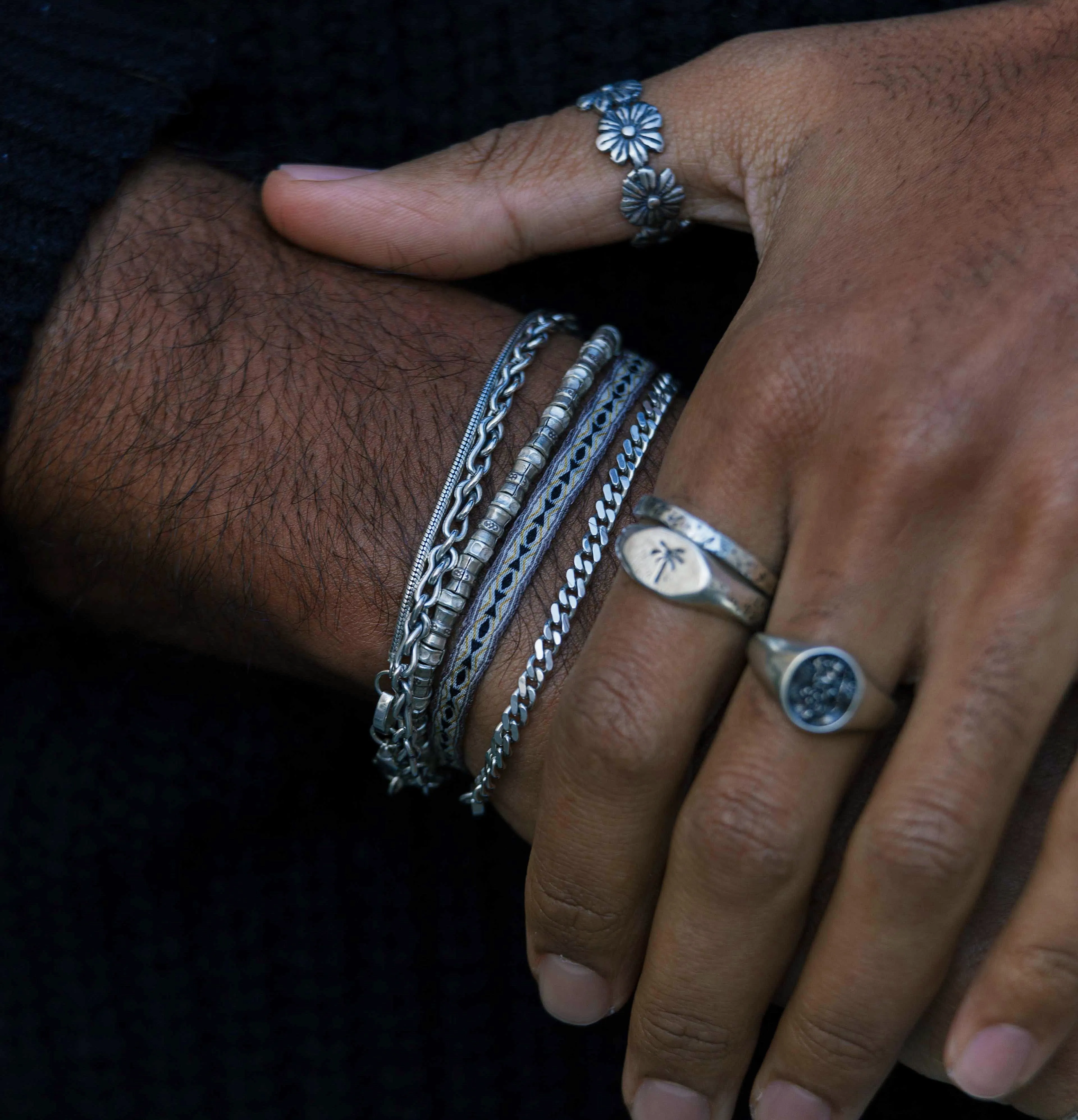 4mm Sterling Silver Cuban Link Chain Bracelet