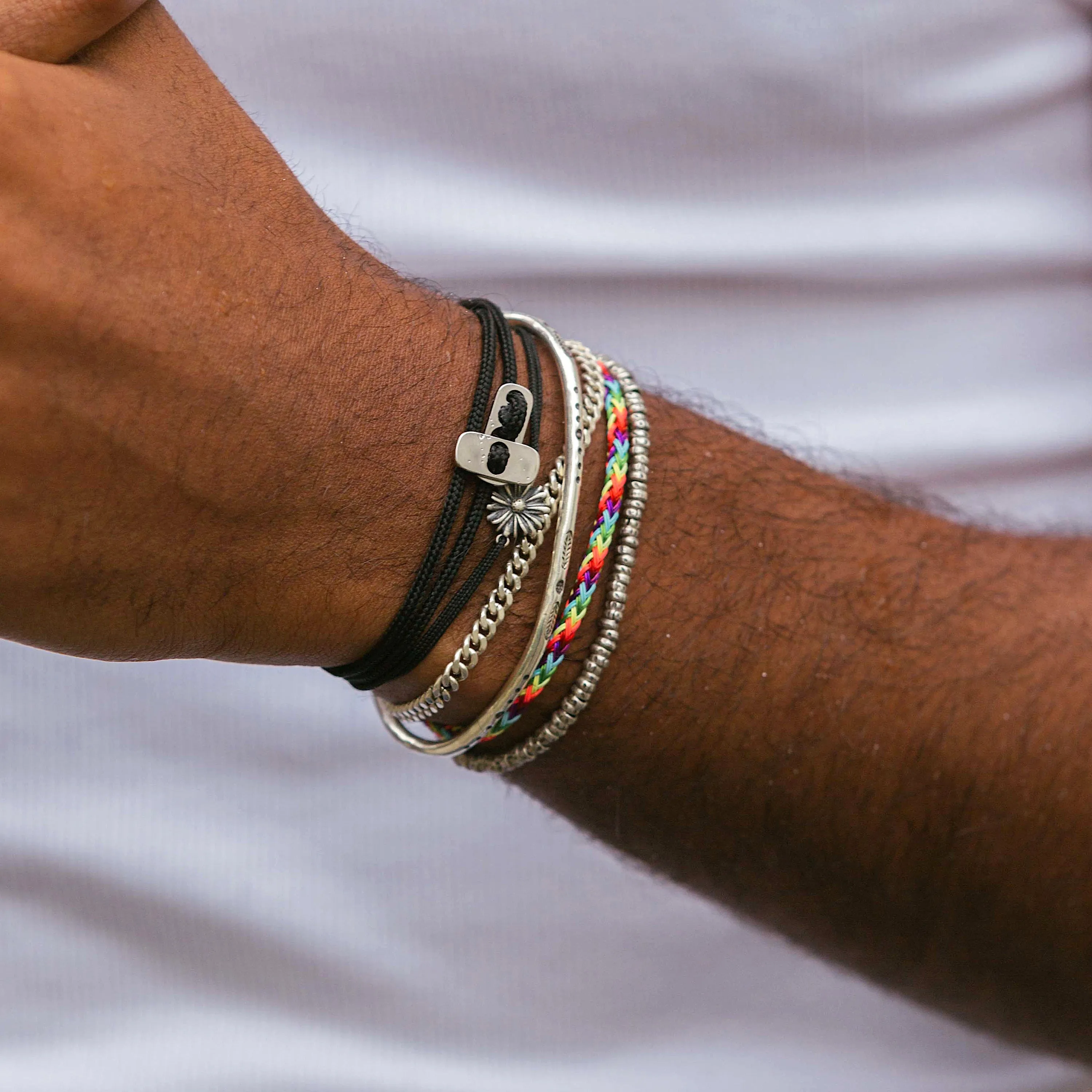 4mm Sterling Silver Cuban Link Chain Bracelet