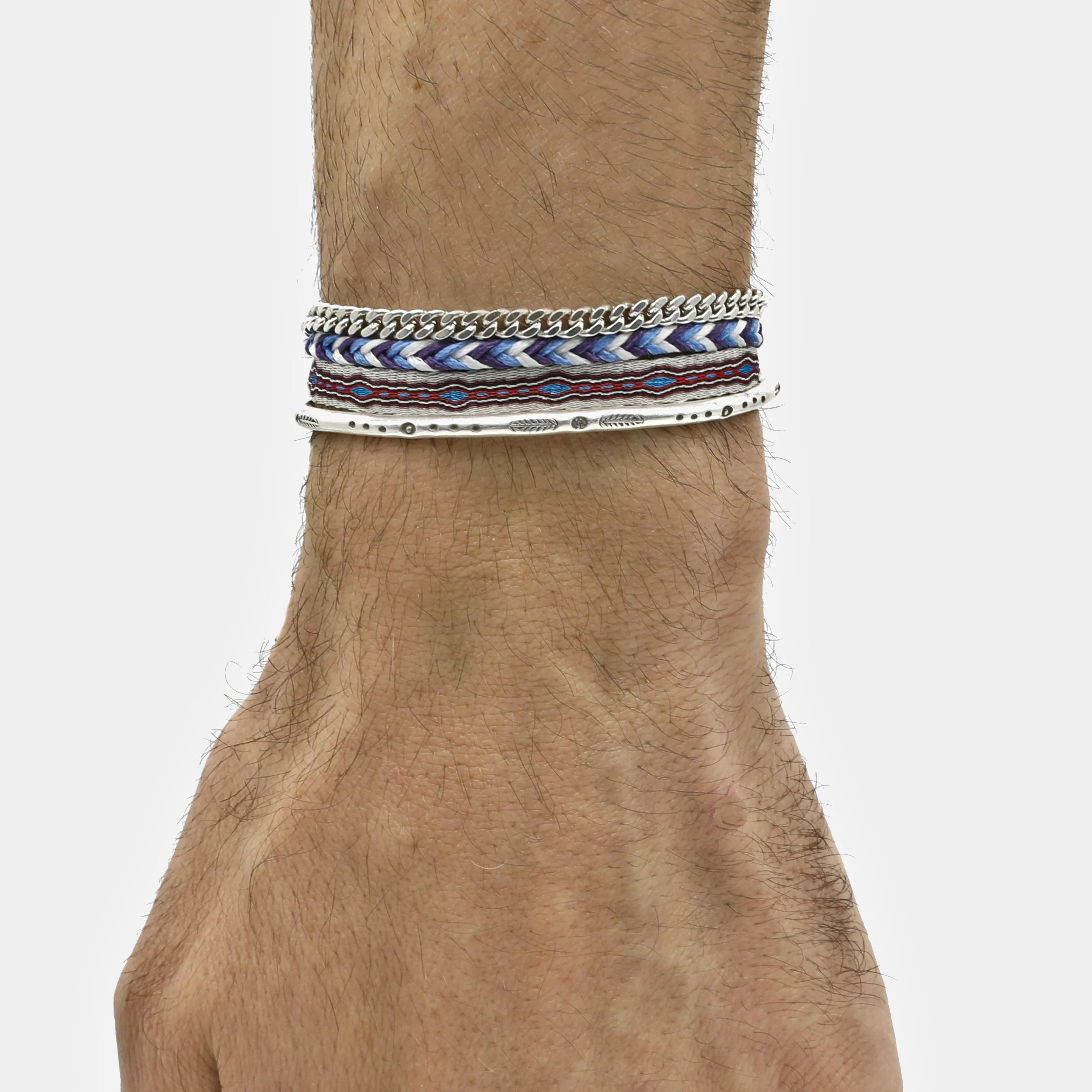 4mm Sterling Silver Cuban Link Chain Bracelet