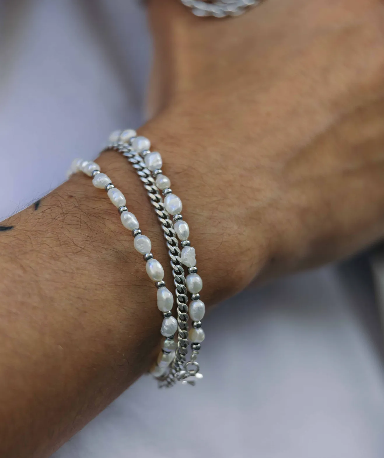 4mm Sterling Silver Cuban Link Chain Bracelet