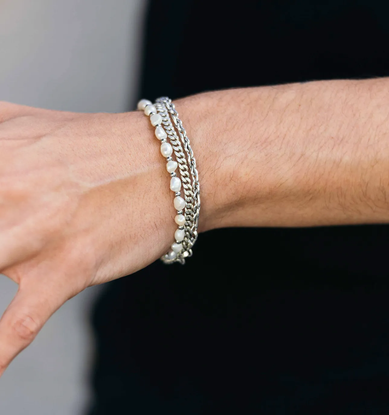 4mm Sterling Silver Cuban Link Chain Bracelet