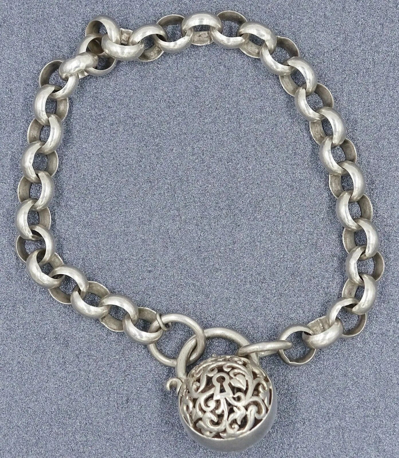 925 Sterling Silver Belcher Chain Bracelet