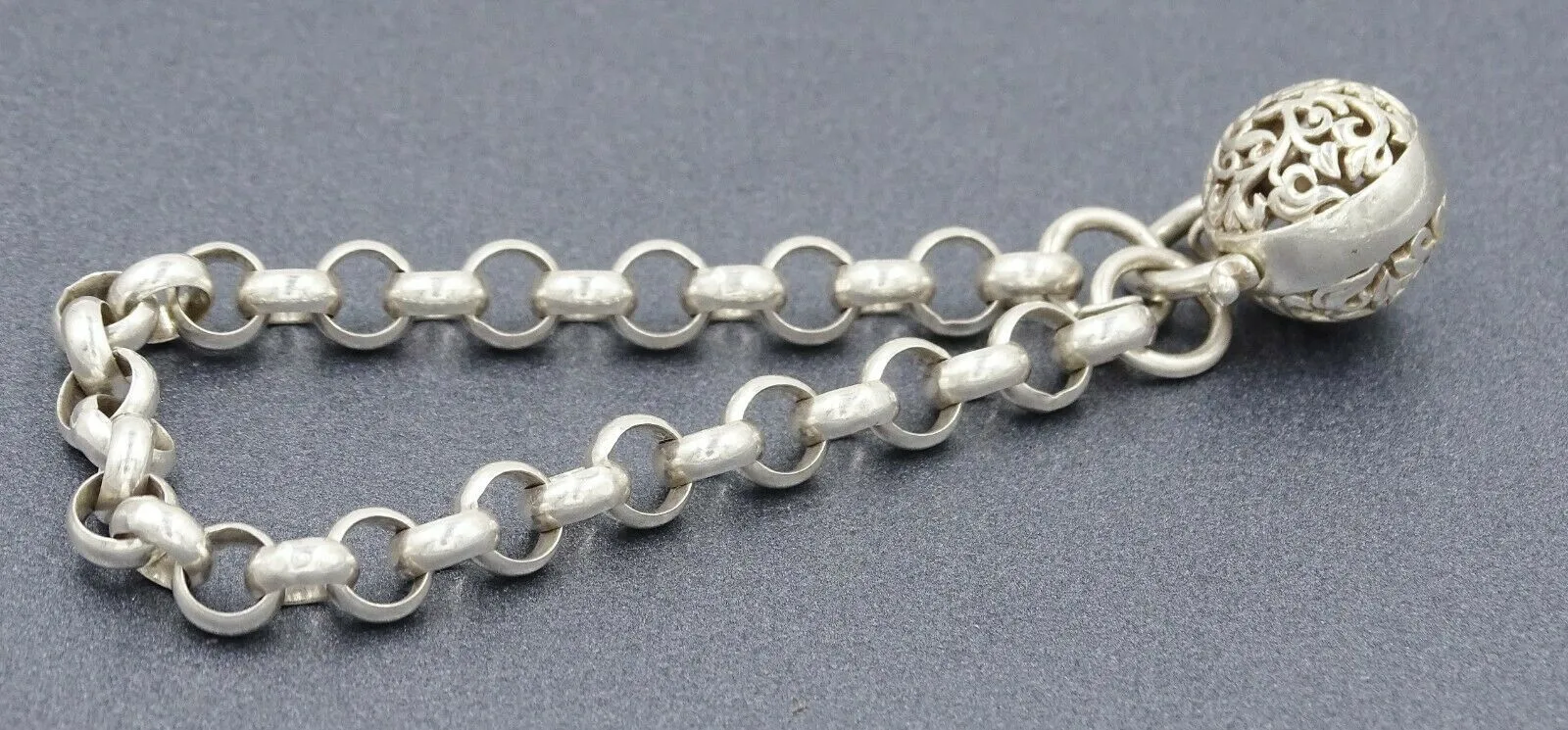 925 Sterling Silver Belcher Chain Bracelet
