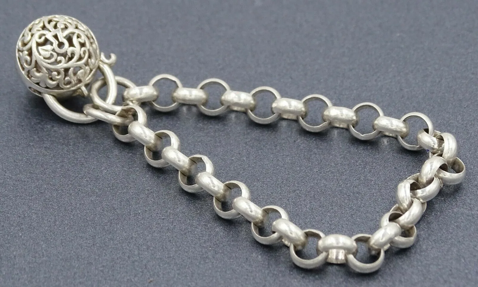 925 Sterling Silver Belcher Chain Bracelet