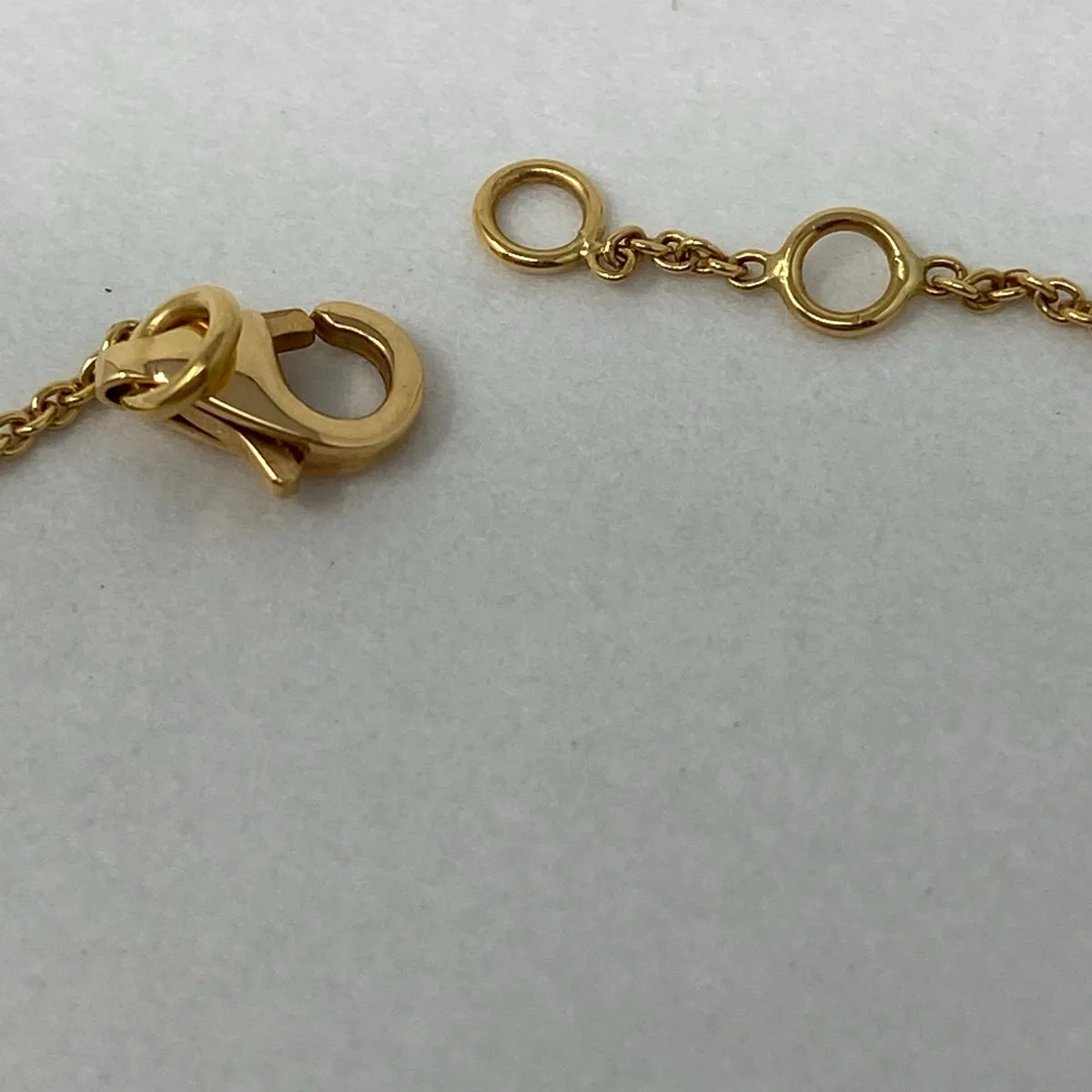 Aaron Basha 18K Rose Gold Evil Eye Pendant Bracelet