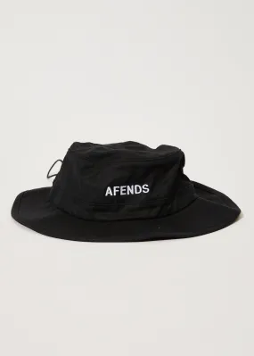 AFENDS Unisex Needle - Bucket Hat - Black