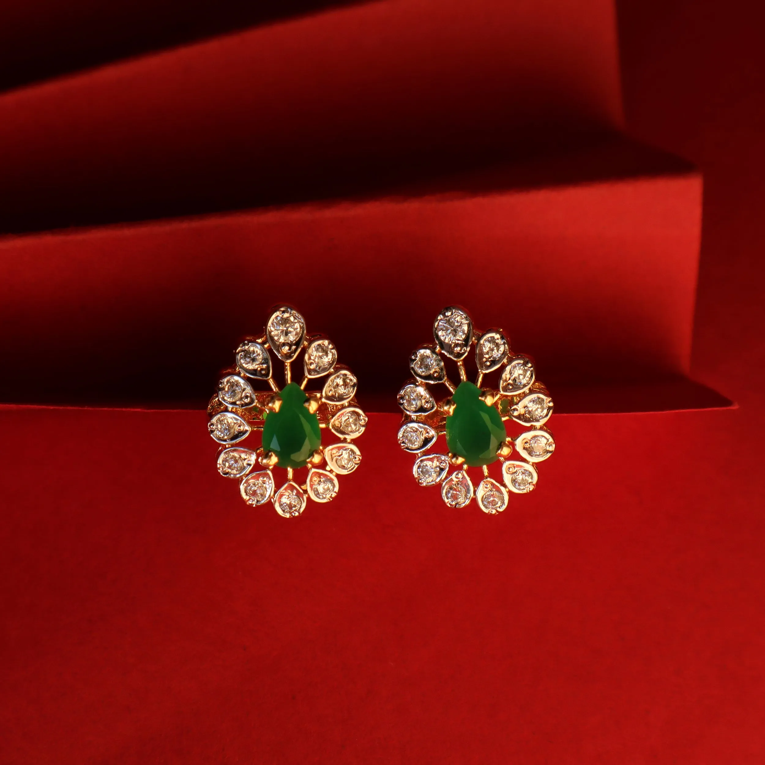 Ancelin - With Jade & Cubic Zircon