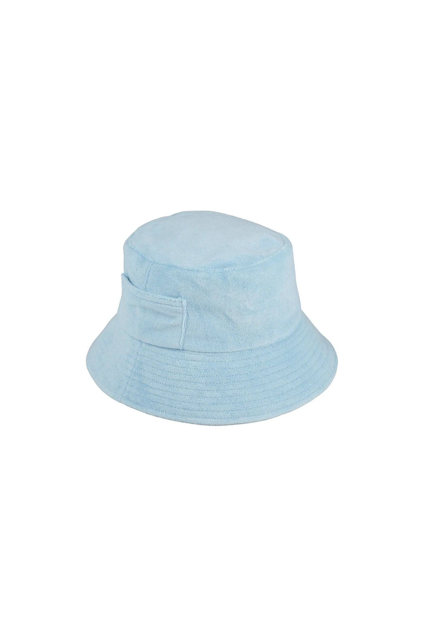 Aqua Terry Wave Bucket Hat