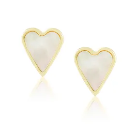 Aubrey Heart Studs