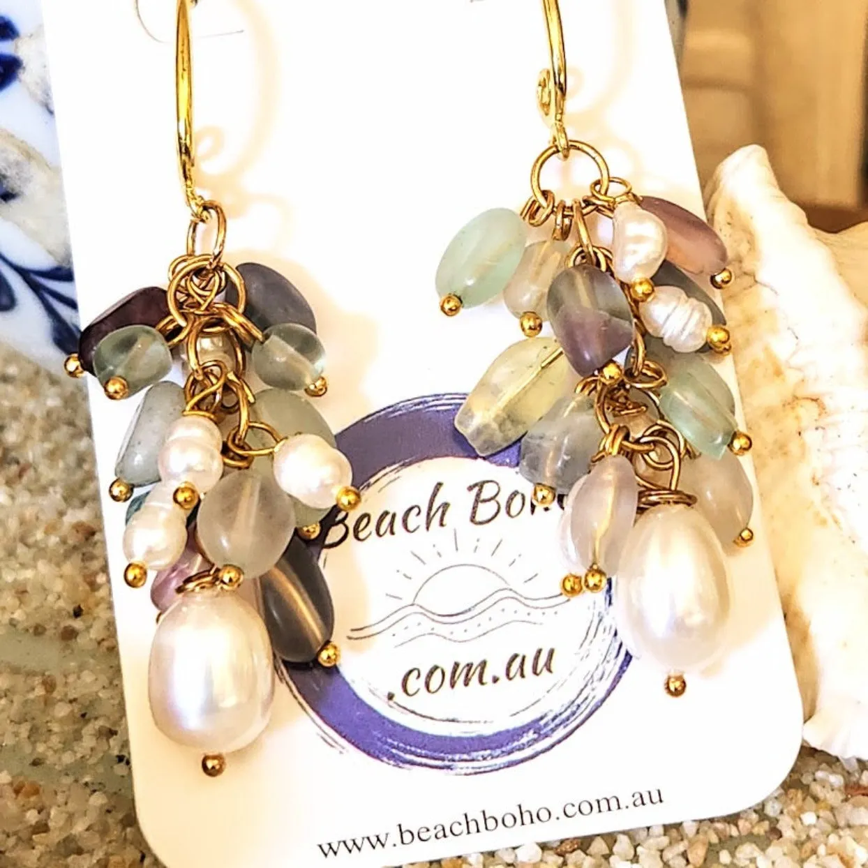 BAROQUE PEARLS - DANGLES EARRINGS