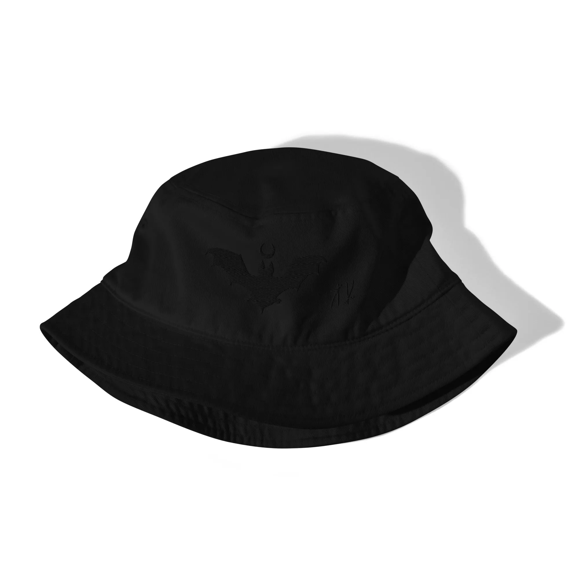 Bat Moon Organic bucket hat