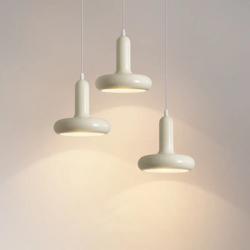 Bauhaus Restaurant Pendant Lights Nordic Medieval Designer Dining Bar Table Lamp Retro White Bedroom Bedside Ceiling Chandelier