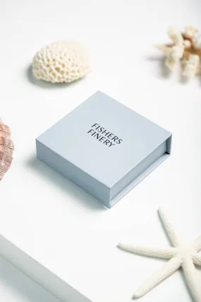 Bezel Bangle Bracelet with Gift Box