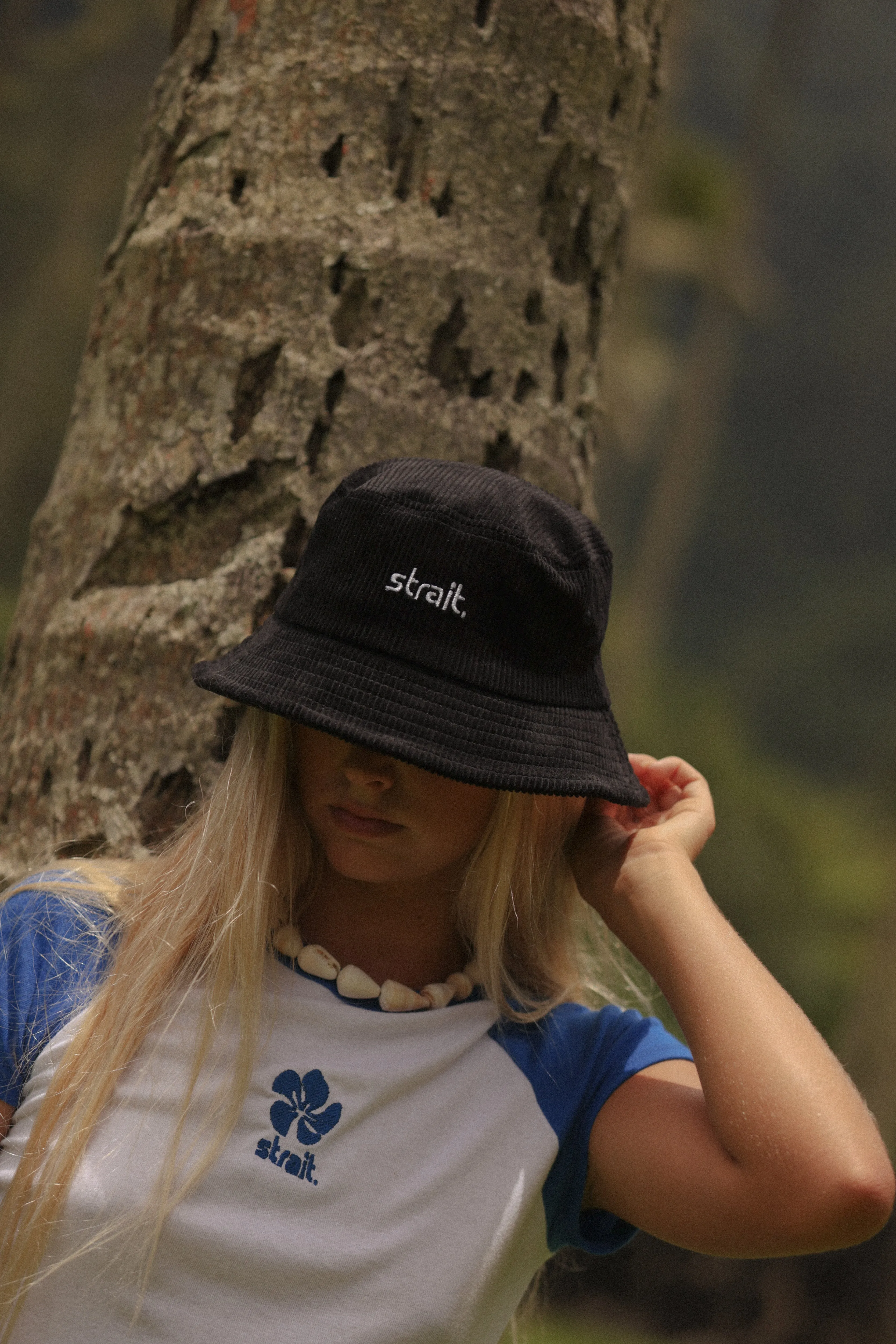 Black Corduroy Bucket Hat