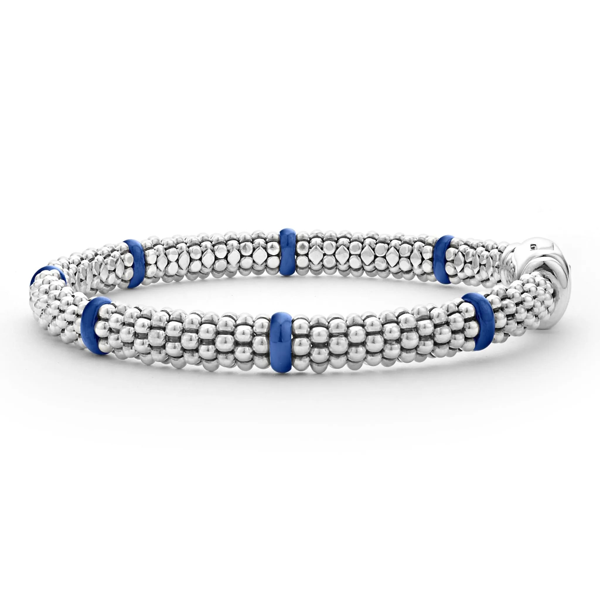 Blue Caviar Ceramic Station Caviar Bracelet | 6mm