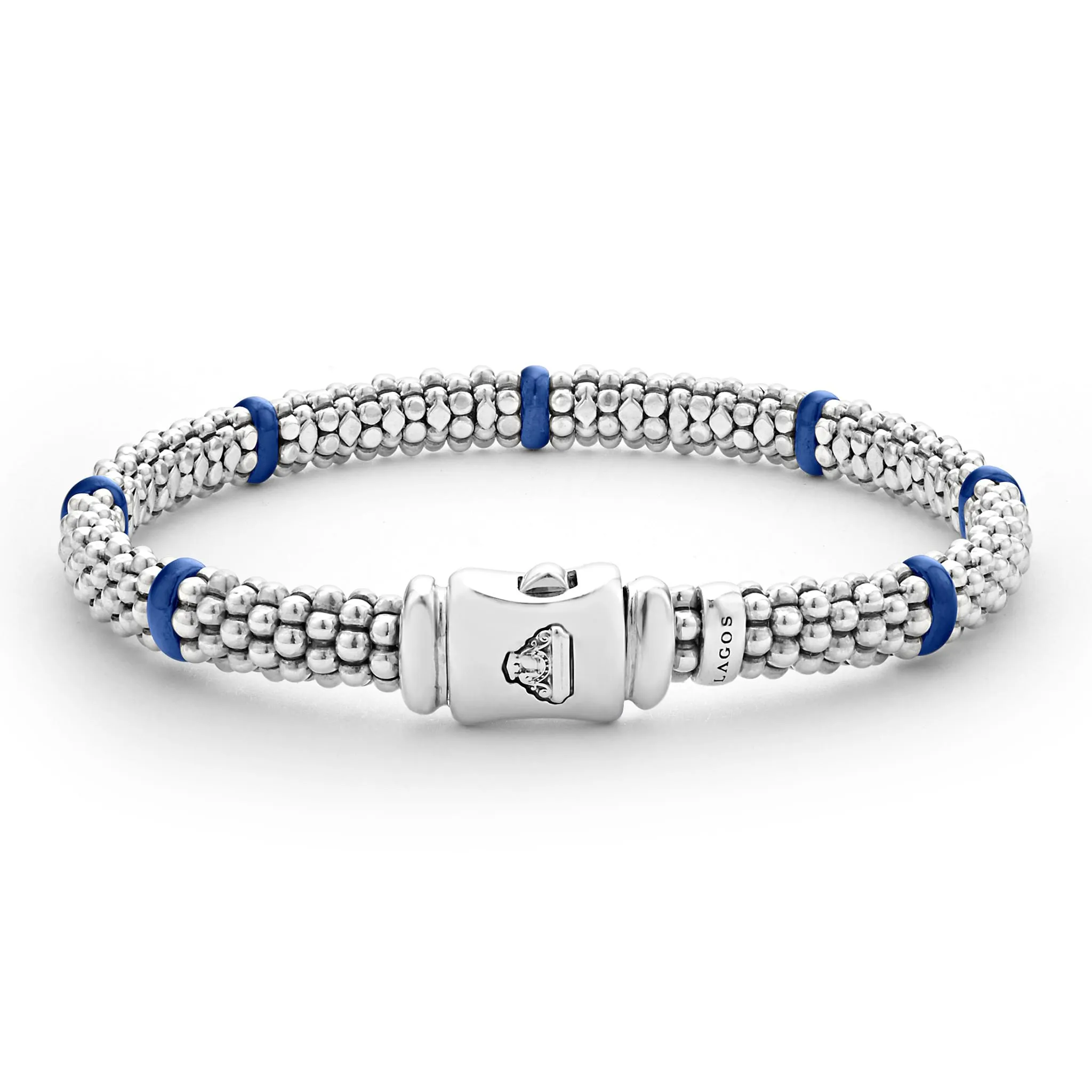 Blue Caviar Ceramic Station Caviar Bracelet | 6mm