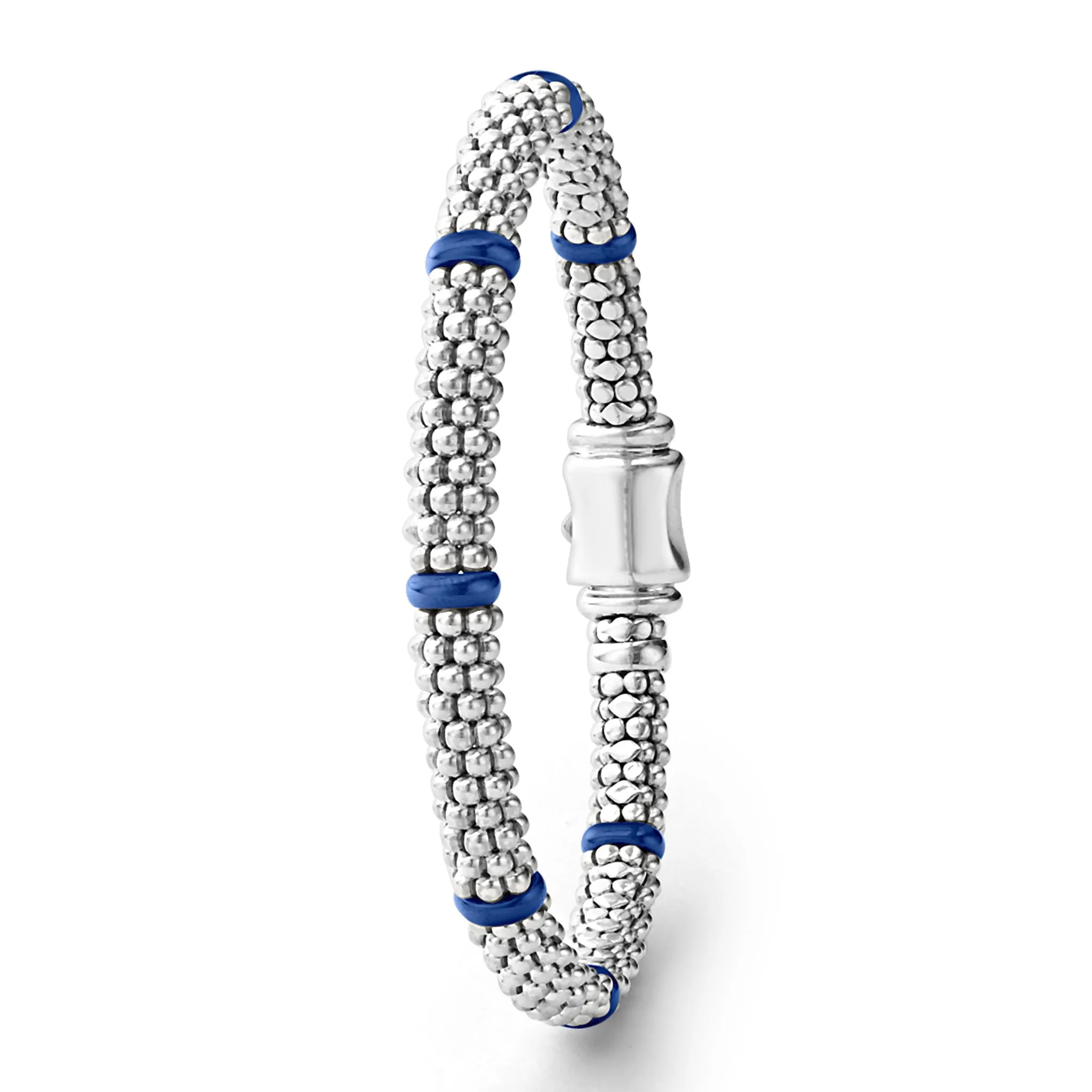 Blue Caviar Ceramic Station Caviar Bracelet | 6mm