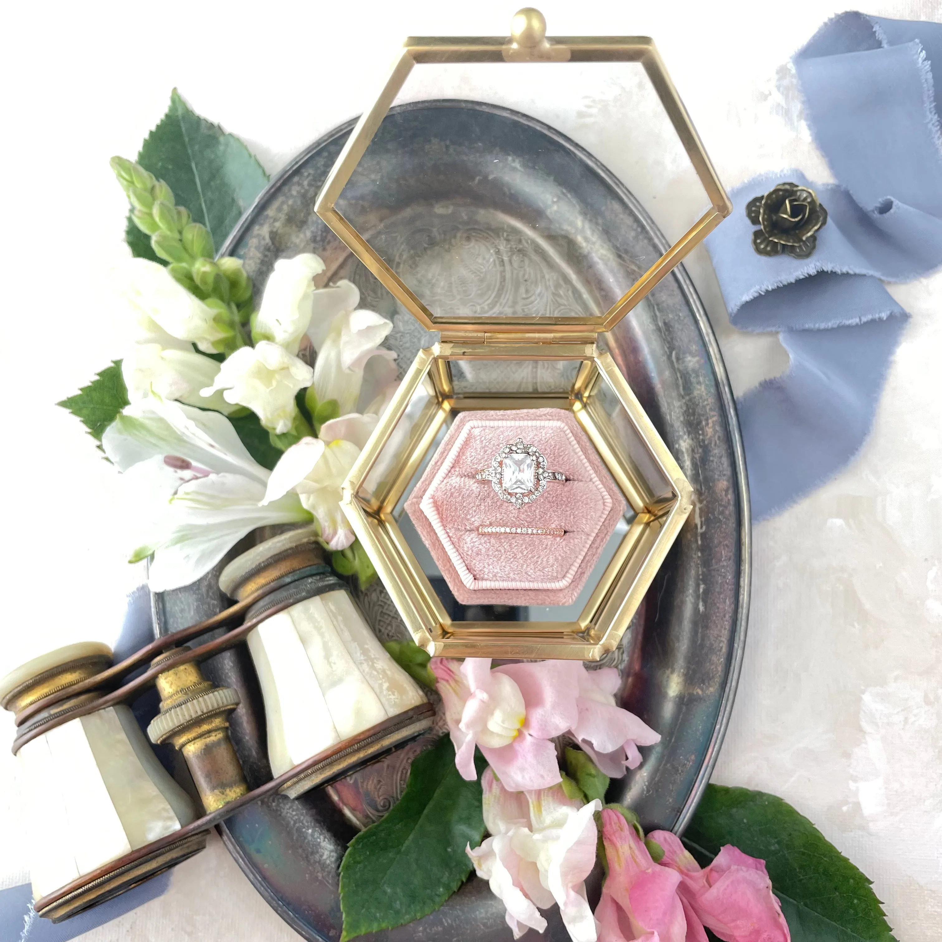 Blush Ring Box