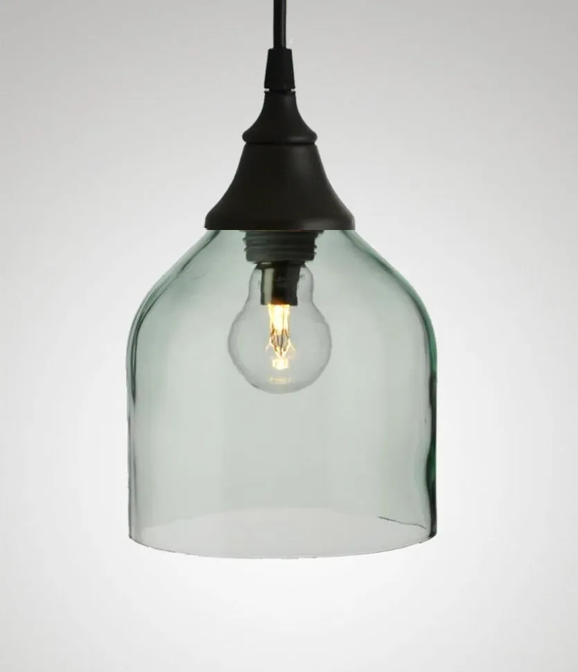 Bottle Glass Pendant, Clear