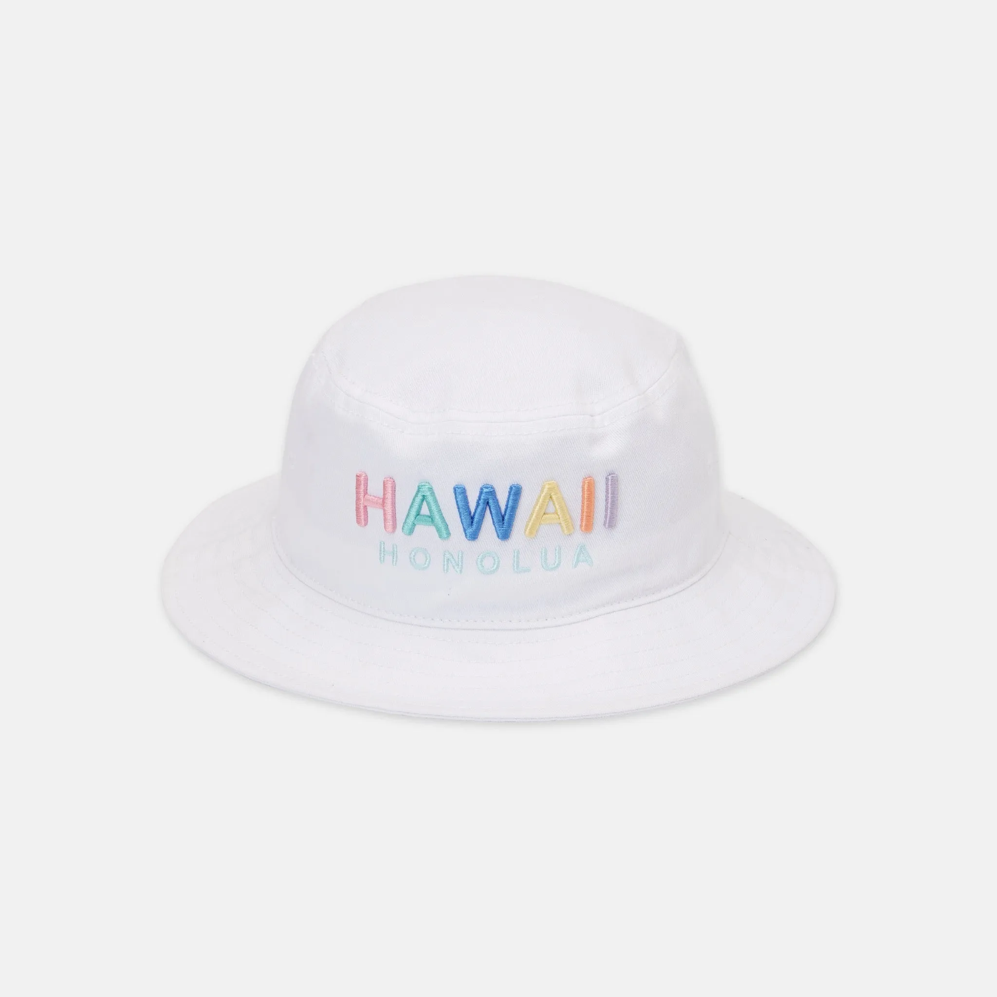 Boys/Girls Hawaii Bucket Hat - White