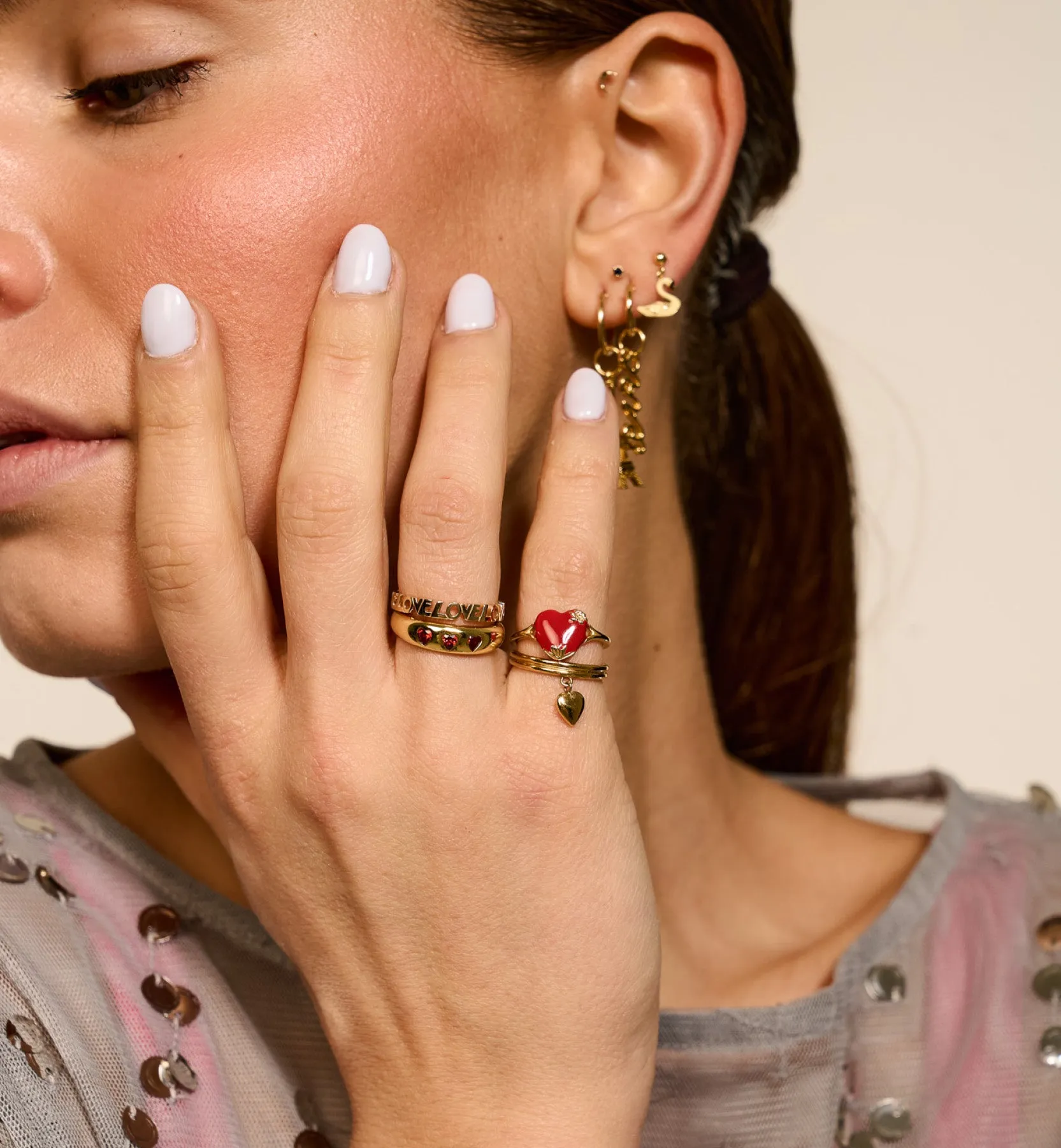 Brilliant Muse Pinky Ring