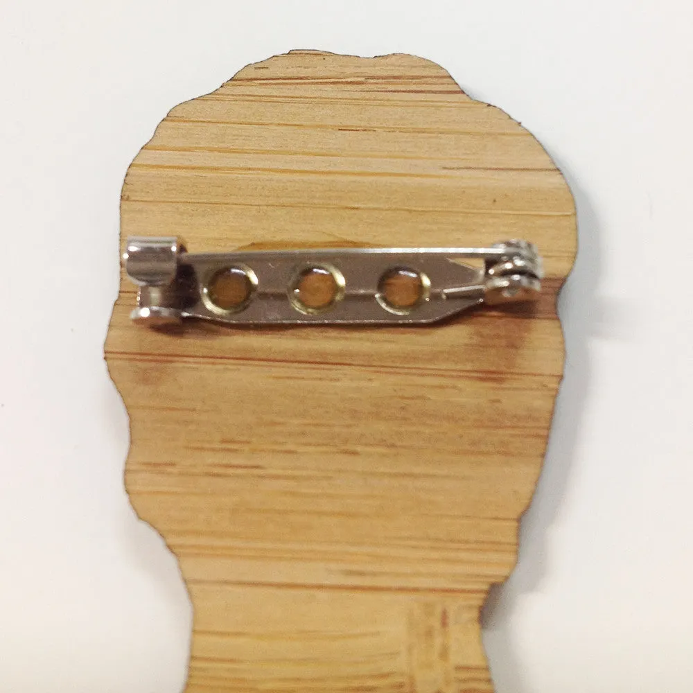 Brooch: Kurt Cobain