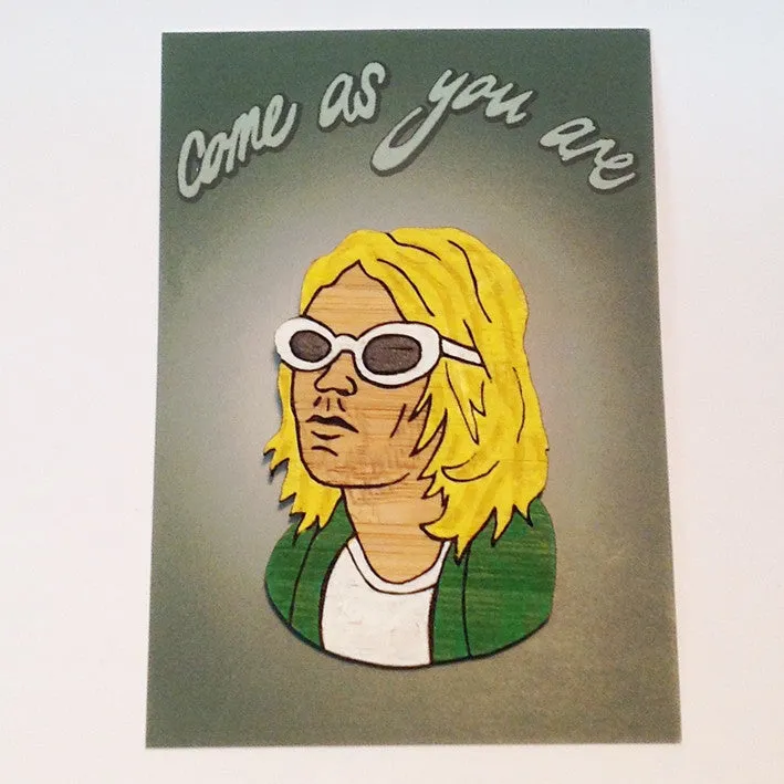 Brooch: Kurt Cobain