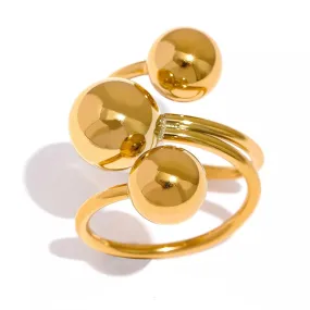 Bubble Adjustable Ring