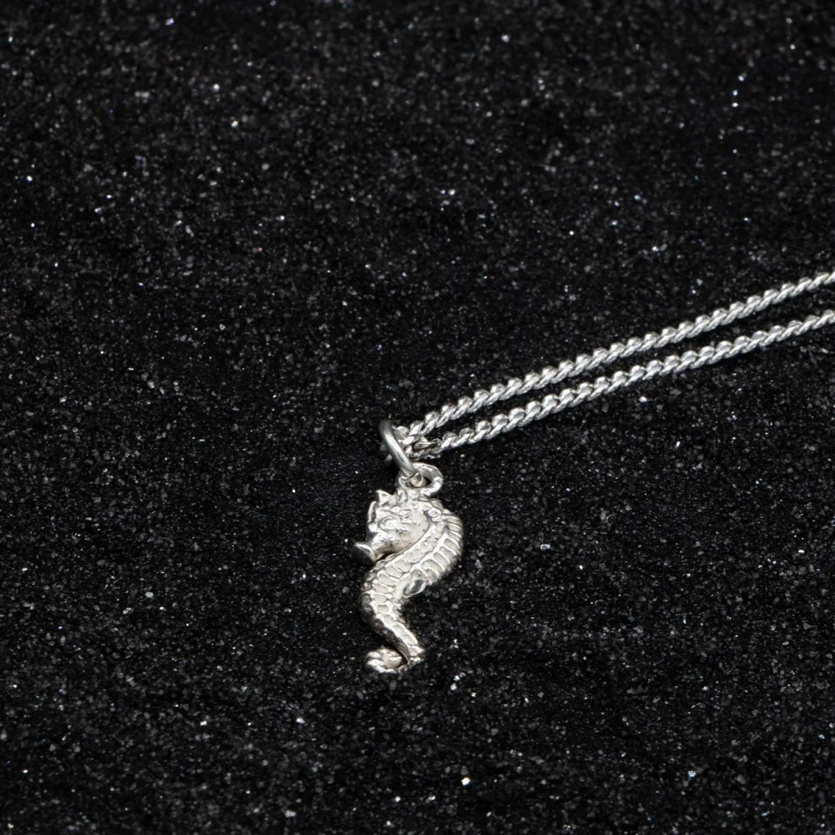 Caribbean Seahorse Pendant with Chain