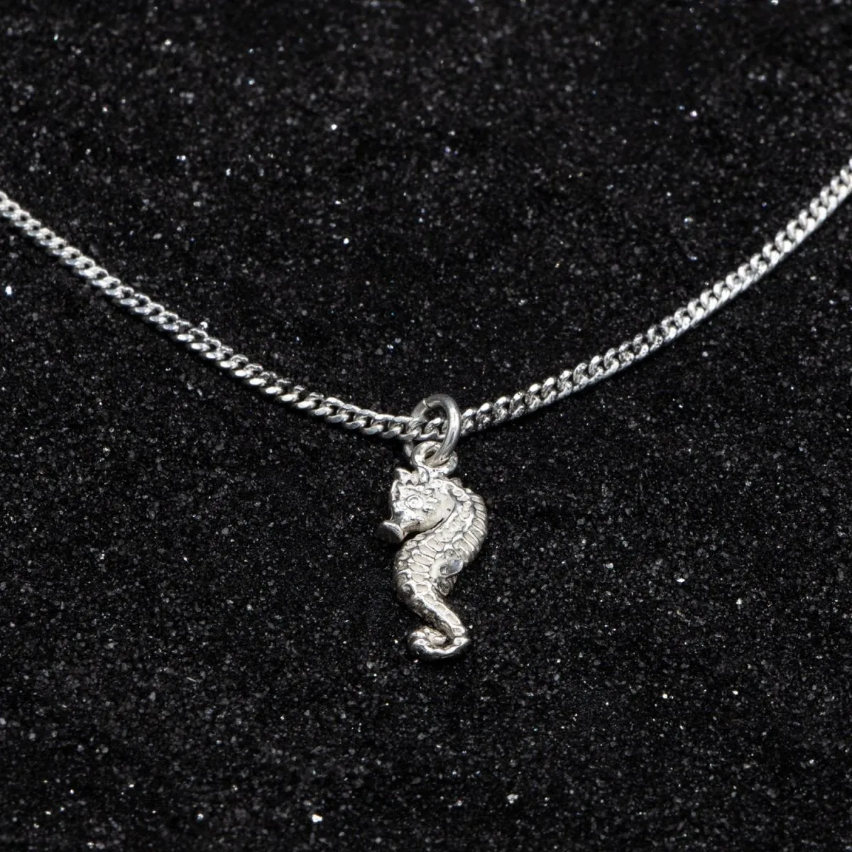 Caribbean Seahorse Pendant with Chain