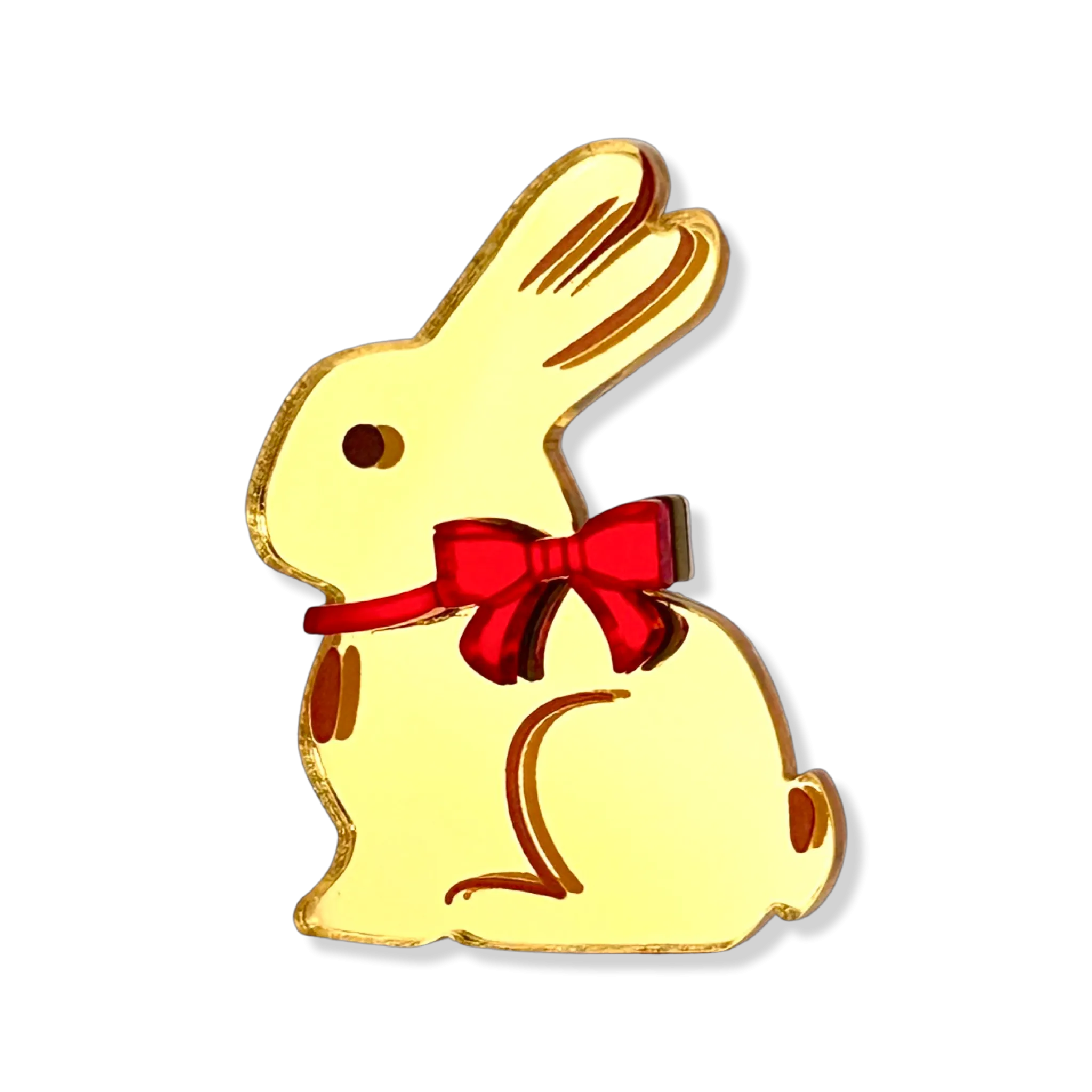 Chocolate bunny - mini 🐰 - brooch