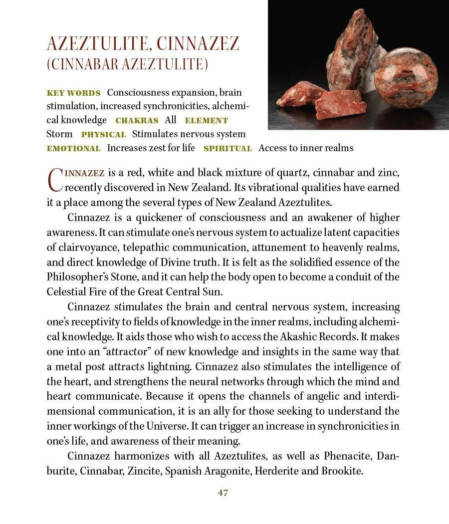 Cinnazez Azeztulite Herkimer Diamond Crystal Pendant