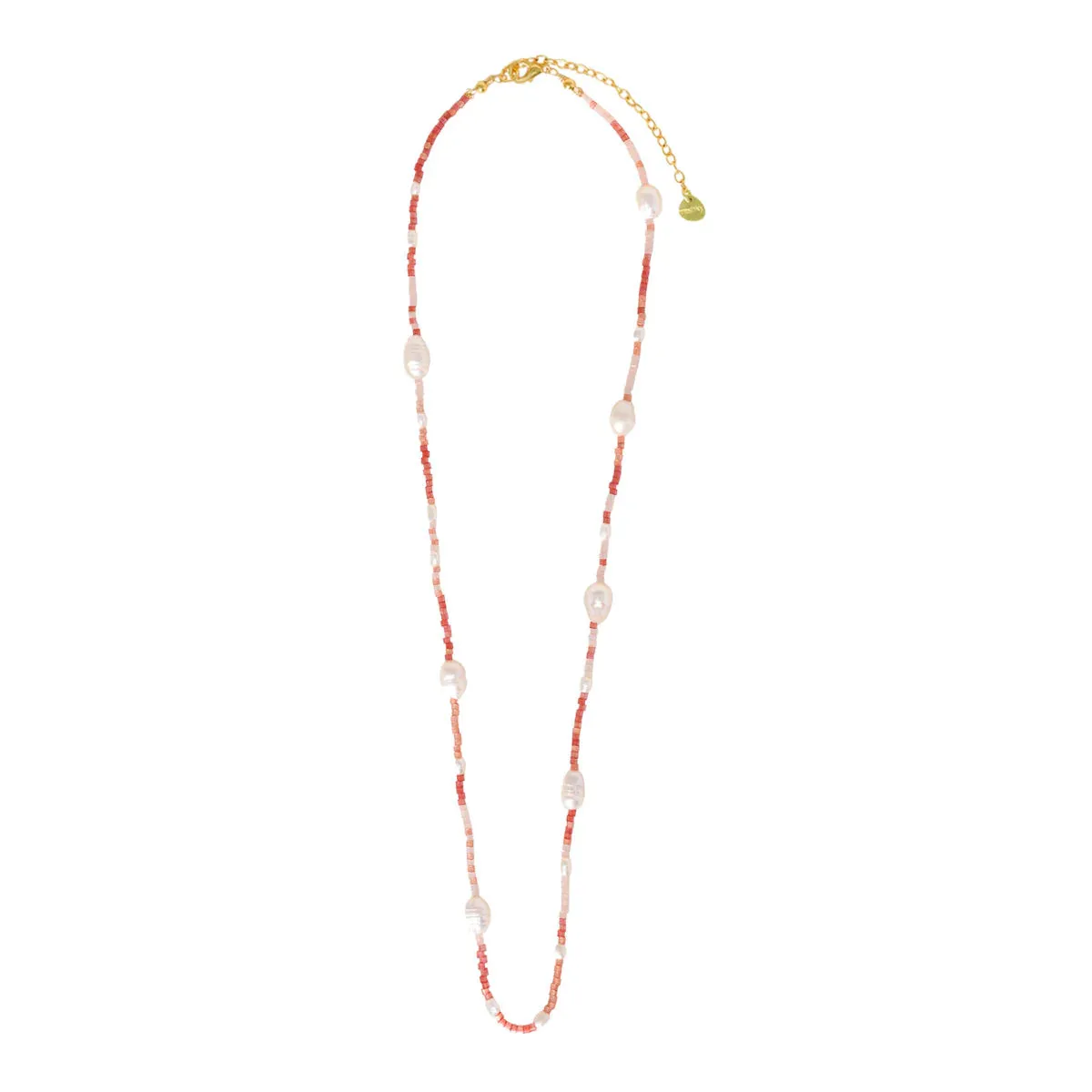 Coralia Necklace - Coral