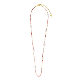 Coralia Necklace - Coral