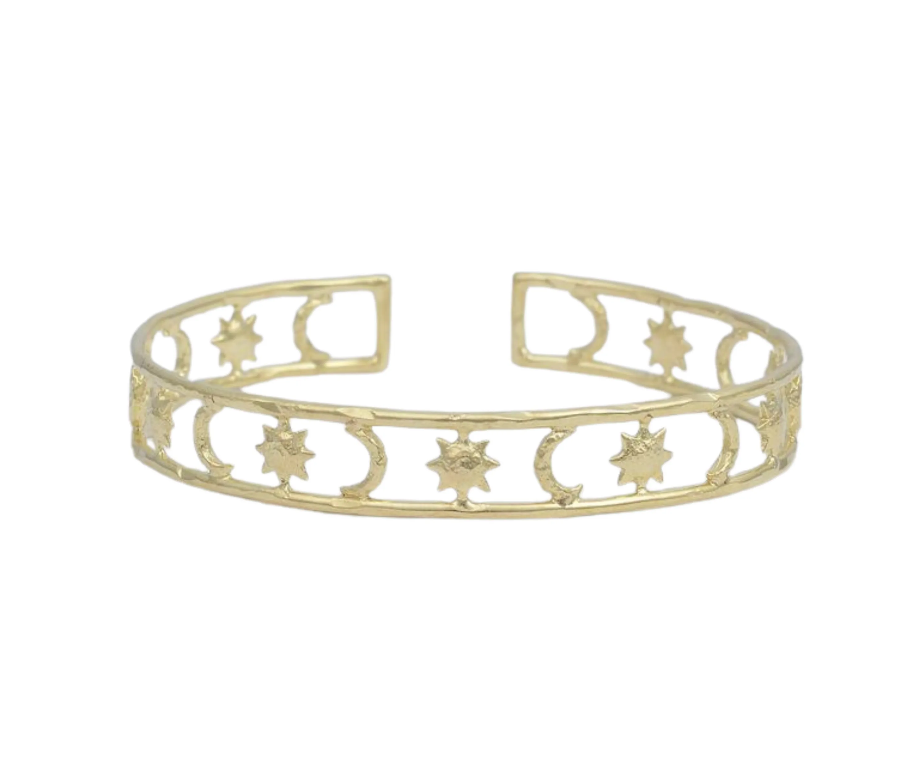 Cosmic Lover 14K Gold Bangle