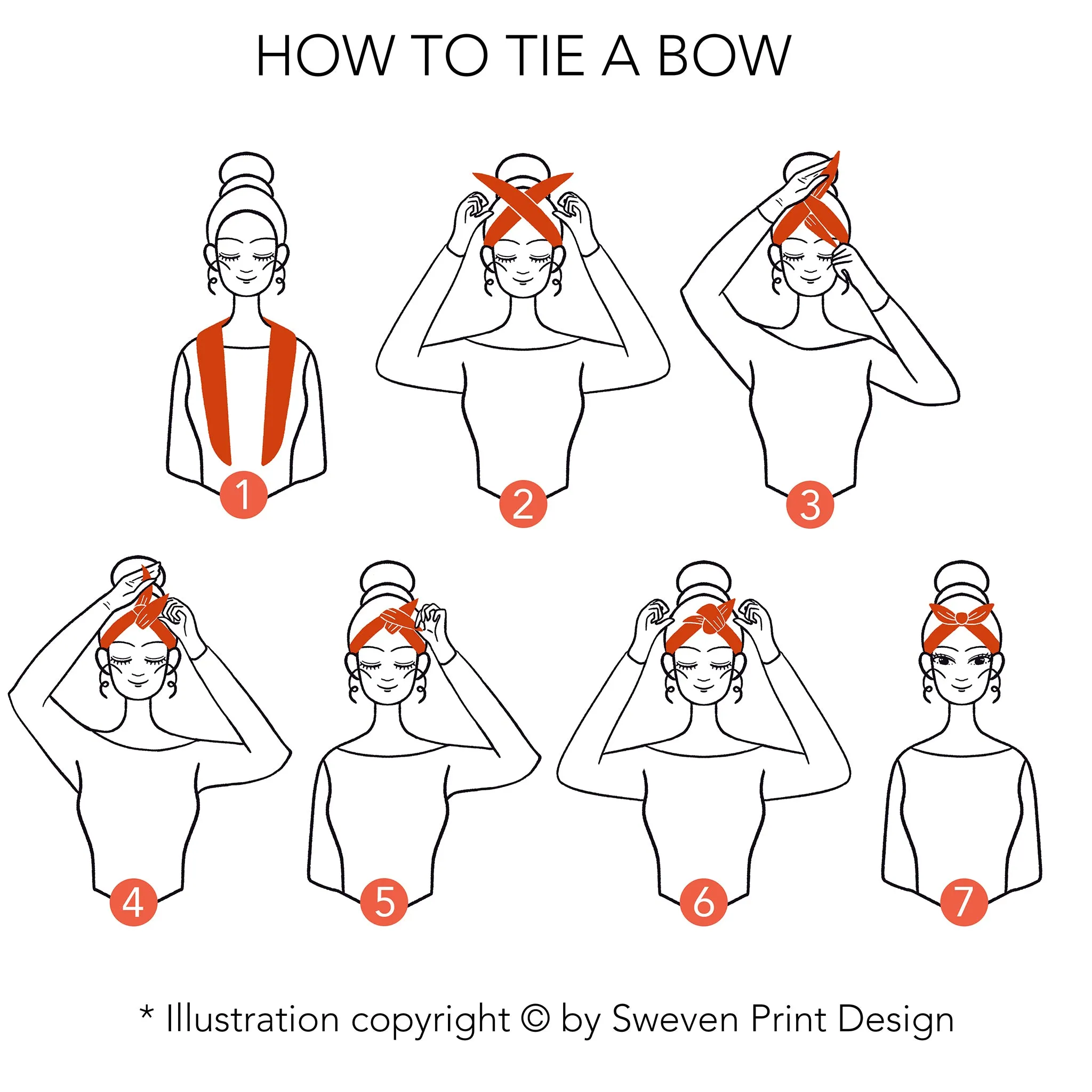 Crane - Tie Headband