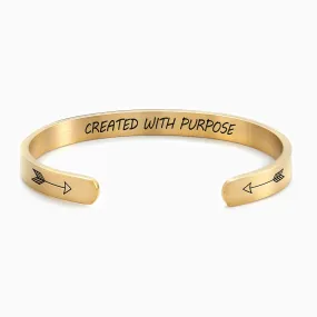 Created With Purpose Cuff Bracelet