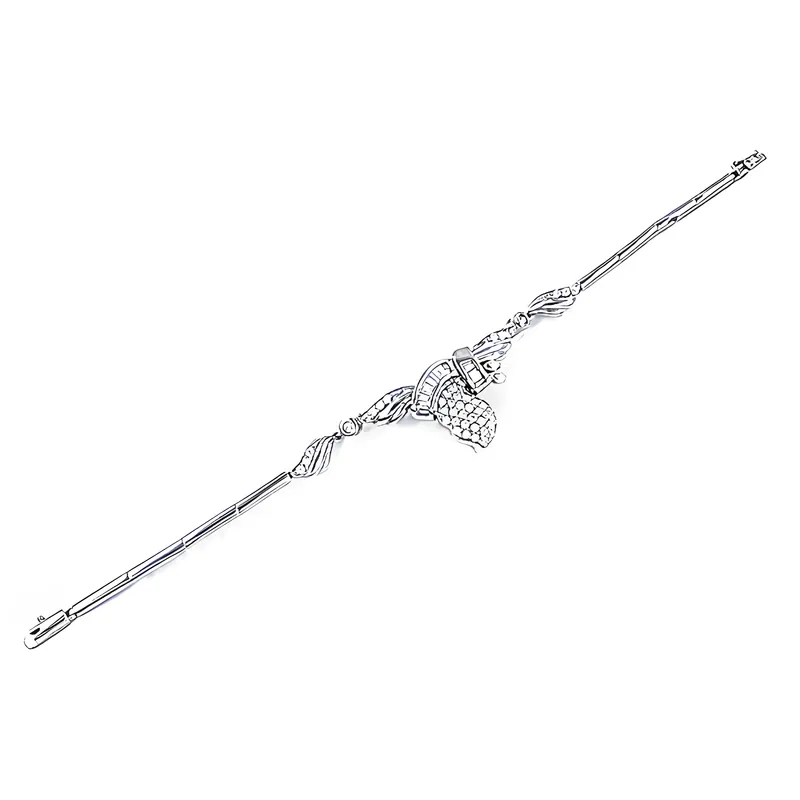 Cubic Zirconia Gemstone Silver Bracelet - New Arrival CZ Bracelet