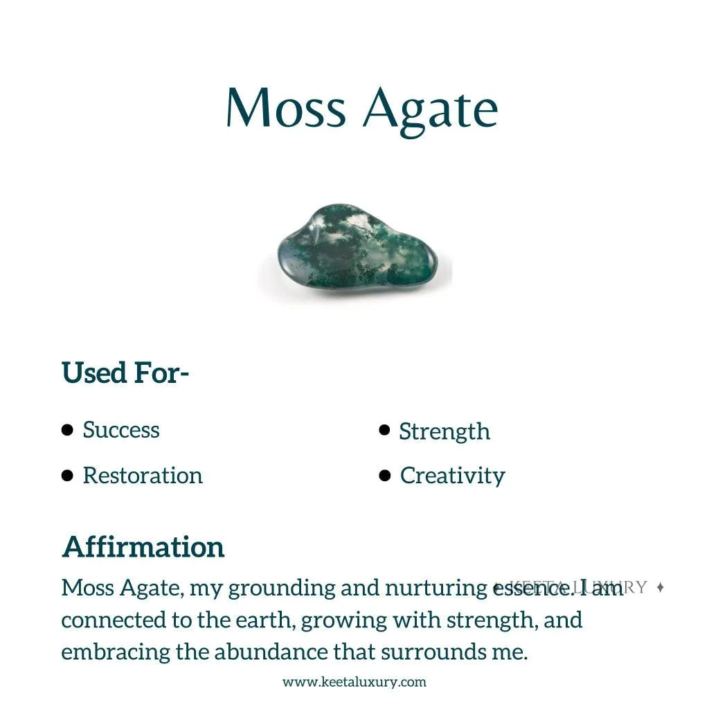 Cushion Conquer - Moss Agate Earrings