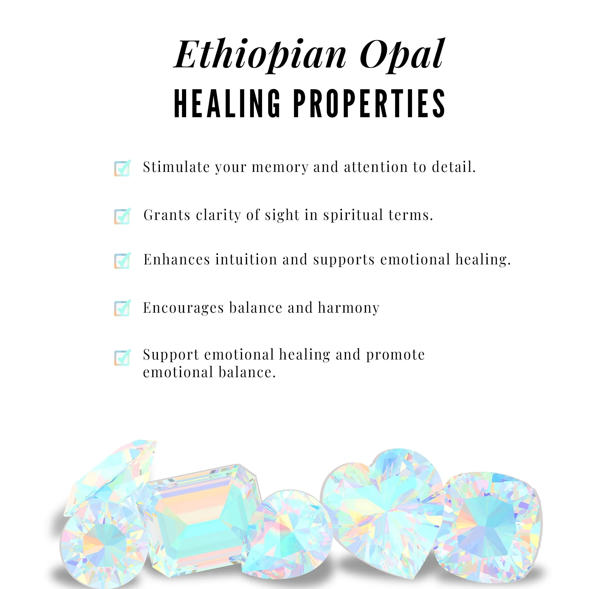 Cushion Cut Ethiopian Opal and Diamond Bridal Ring Set