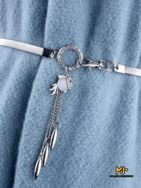 Cute Fish Charm Metal Belt