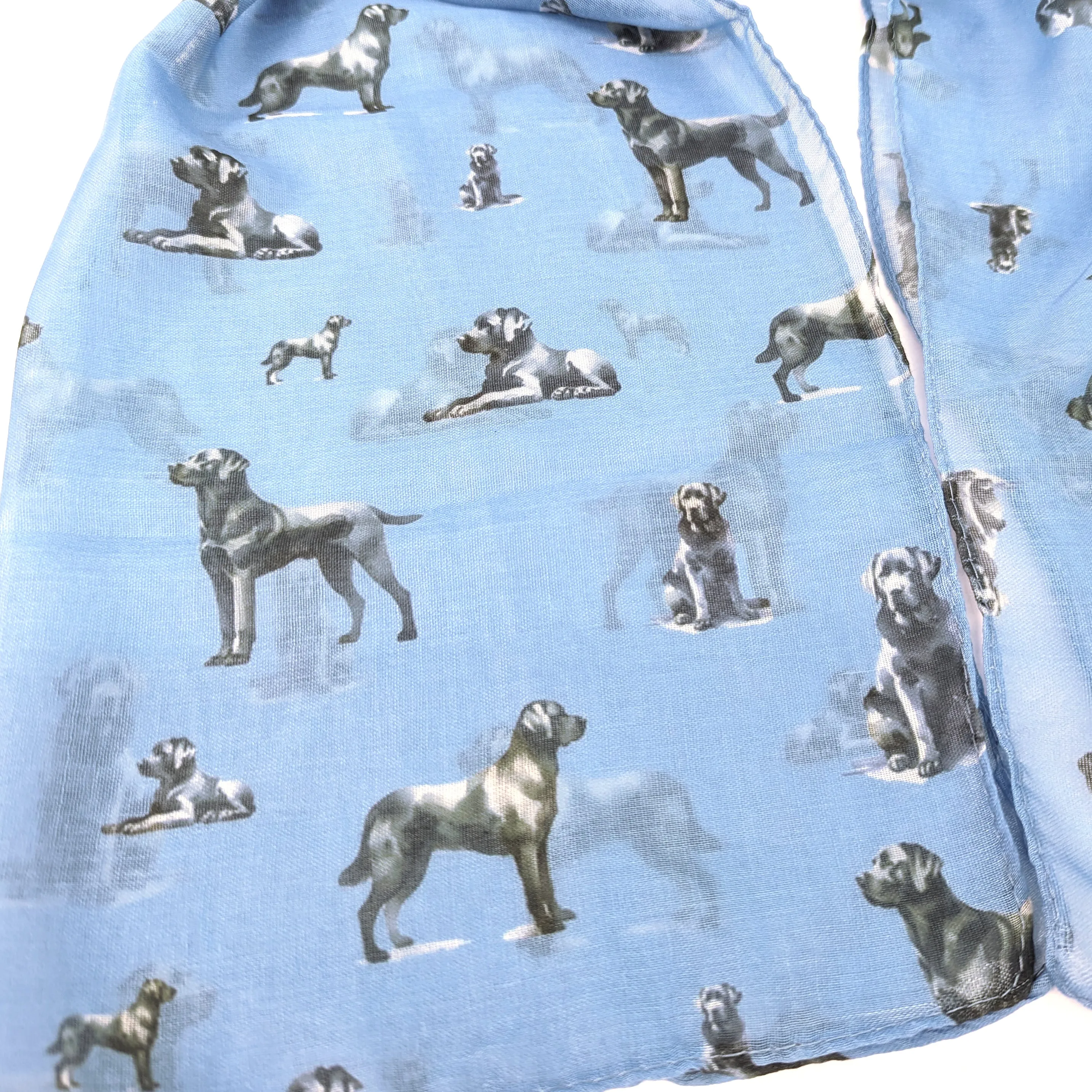 Dapper Dog Scarf - Denim - (50x180cm)