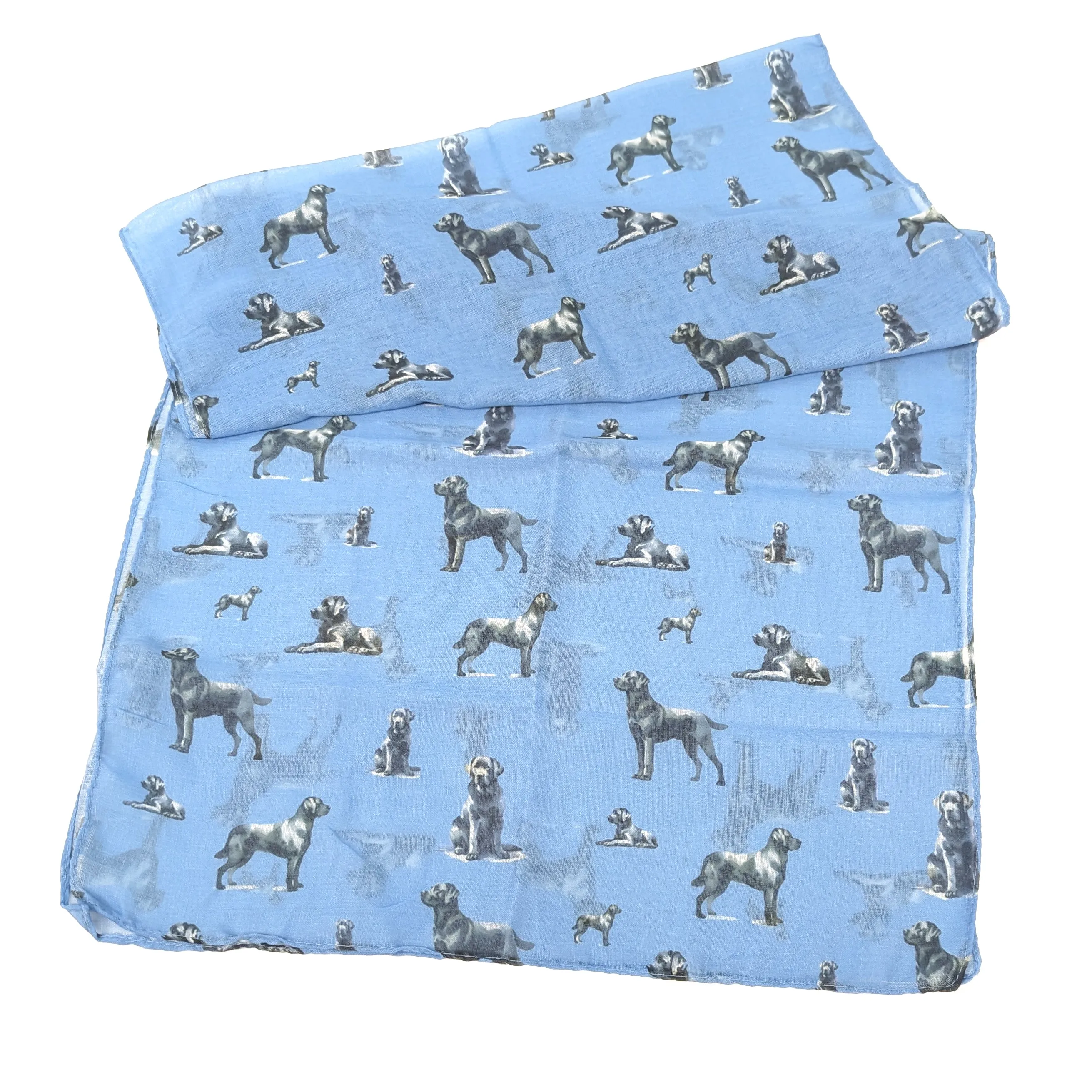Dapper Dog Scarf - Denim - (50x180cm)