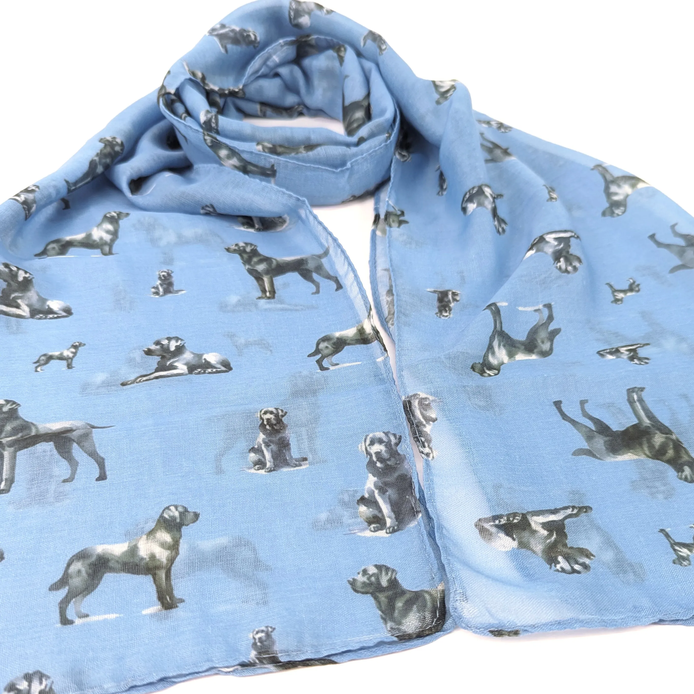 Dapper Dog Scarf - Denim - (50x180cm)